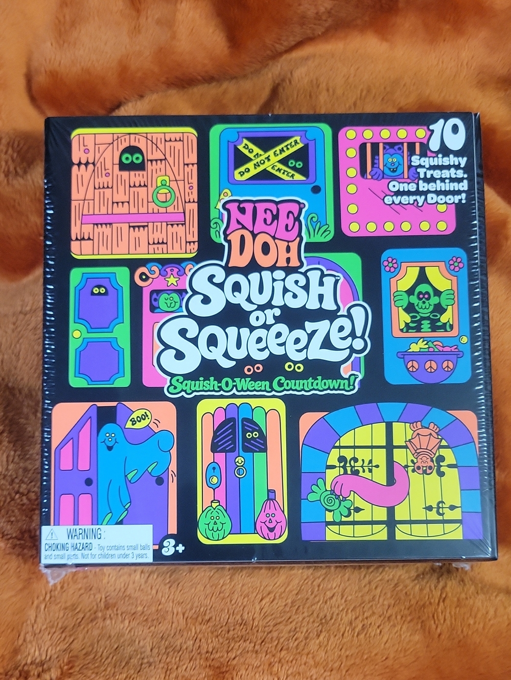 BRAND NEW! Needoh Squish or Squeeze! Squish-O-Ween Countdown